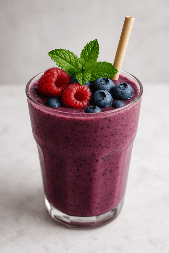 Healthy detox smoothie for weight loss made with whole ingredients and packed with flavor.