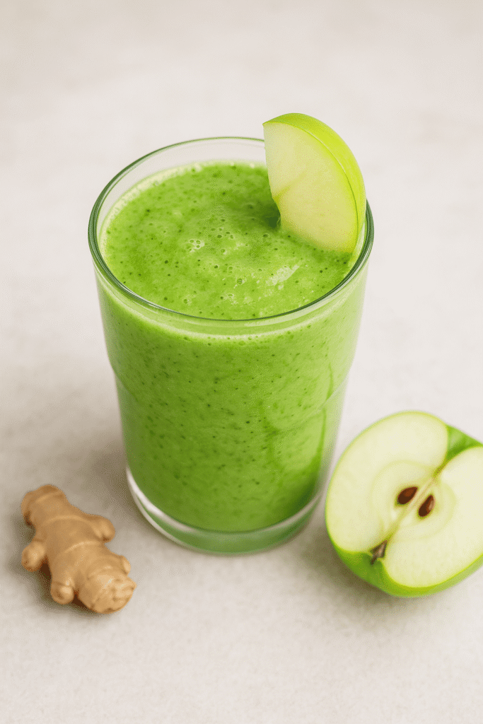 Healthy detox smoothie for weight loss made with whole ingredients and packed with flavor.