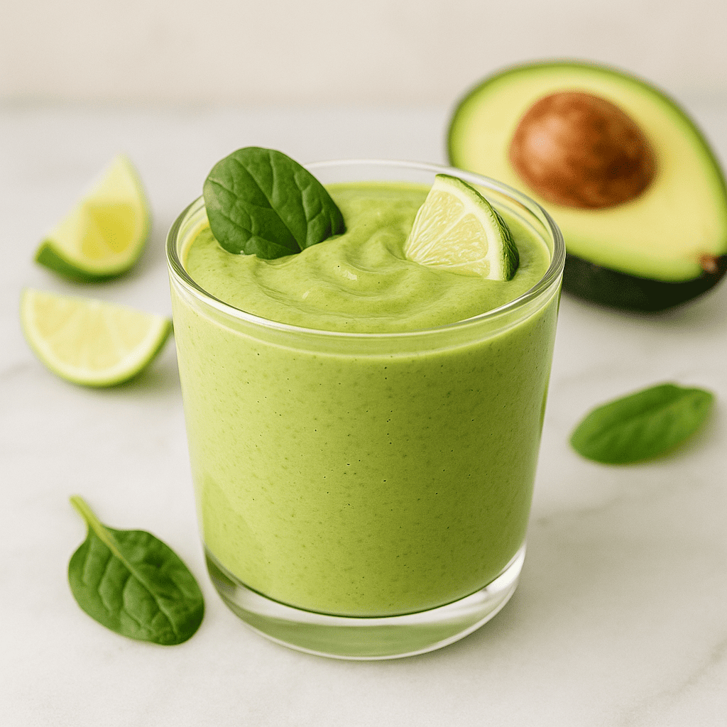 Healthy detox smoothie for weight loss made with whole ingredients and packed with flavor.